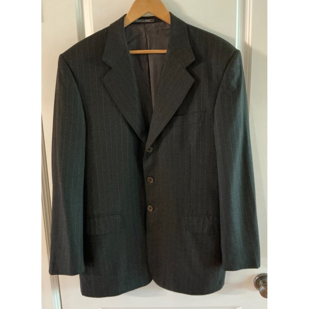 Bernini Couture Loro Piana Super 150s Wool Blazer 40R Made in Italy Mens Jacket‎